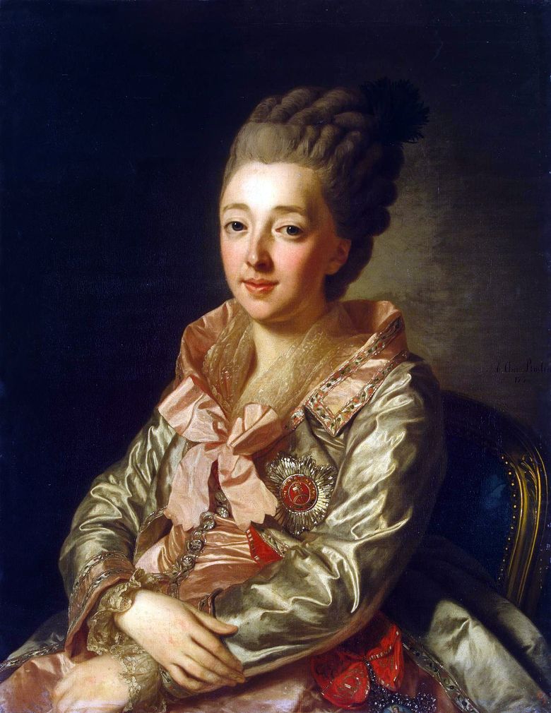 Porträtt av storhertiginnan Natalia Alekseevny   Alexander Roslin