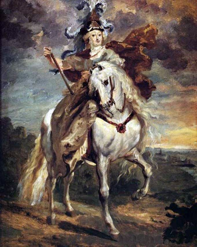 Marie de Medici i slaget vid Pont de Seu   Theodore Gericault