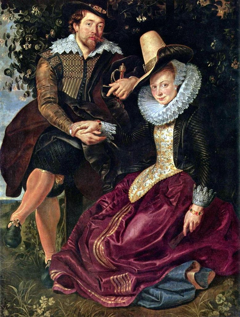 Självporträtt med Isabella Brant   Peter Rubens