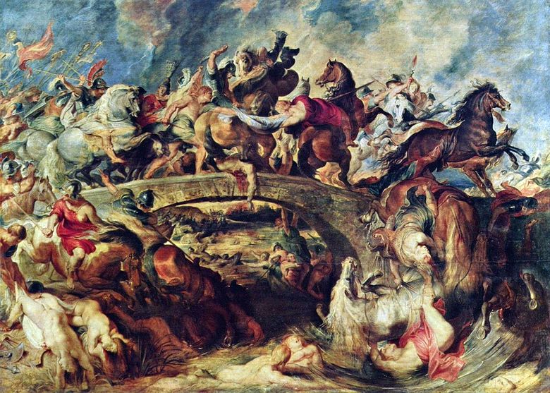 Slaget om grekerna med amasonerna   Peter Rubens