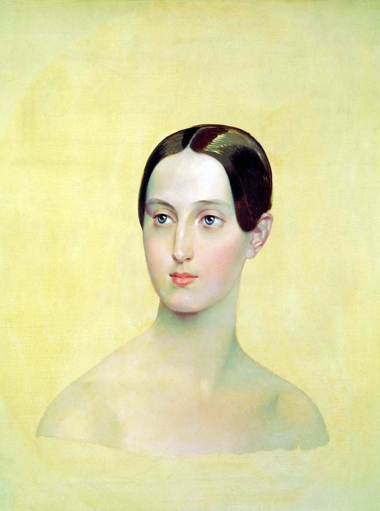 Porträtt av storhertiginnan Maria Nikolaevna   Karl Bryullov