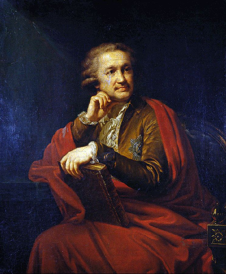 Porträtt av A. S. Stroganov   Johann Baptist Lampi
