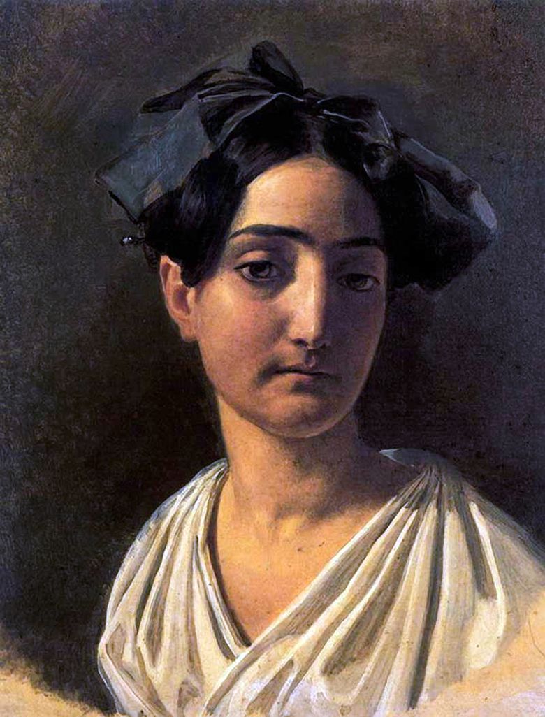 Porträtt av Vittoria Caldoni Lapchenko   Alexander Ivanov
