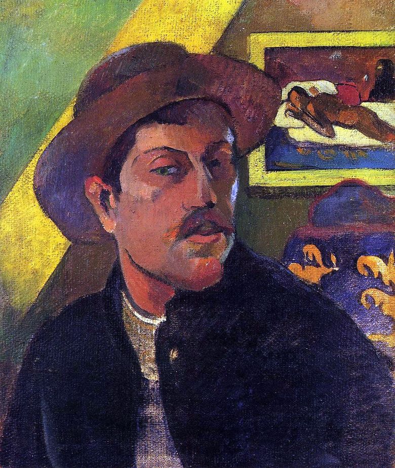 Självporträtt av hatten   Paul Gauguin