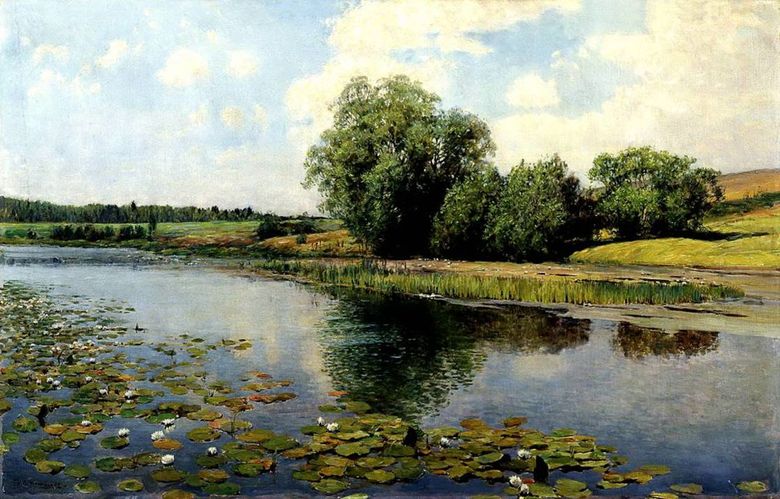 Flod vid middagstid   Ilya Ostroukhov