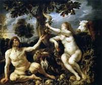 Adam och Evas frestelse   Jacob Jordaens
