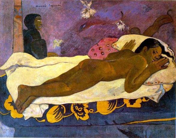 De dödas ande väntar (de dödes ande sover inte)   Paul Gauguin