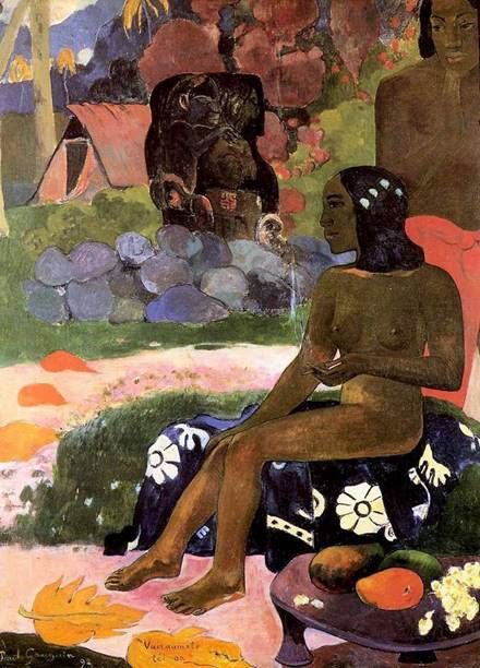 Hennes namn är Wahrumati   Paul Gauguin