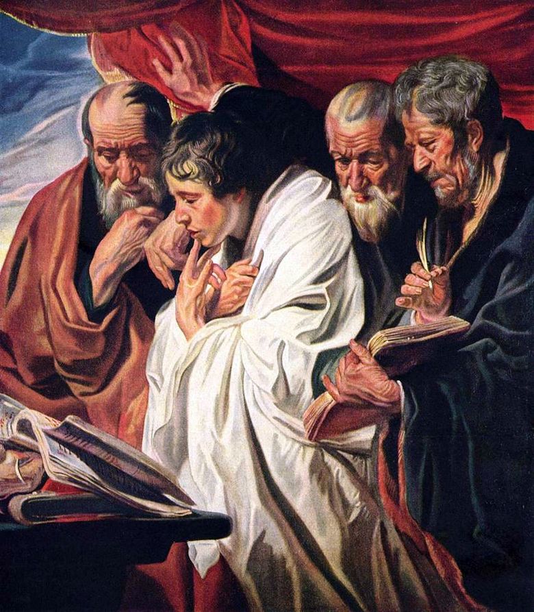 De fyra evangelisterna   Jacob Jordaens