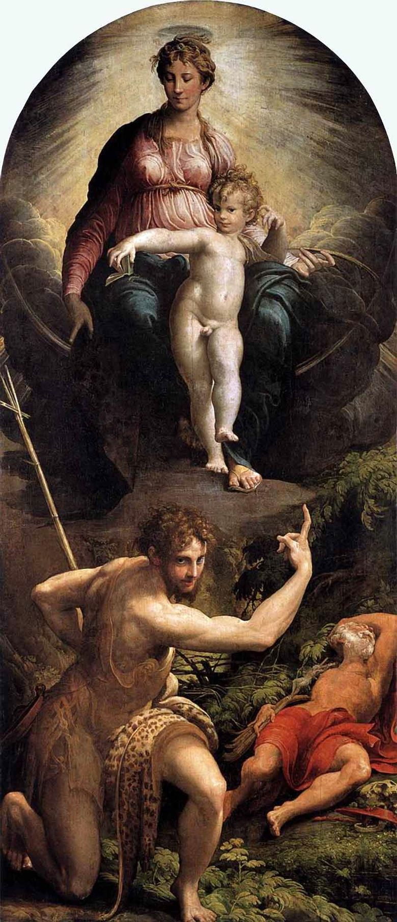 Vision av St. Jerome   Francesco Parmigianino
