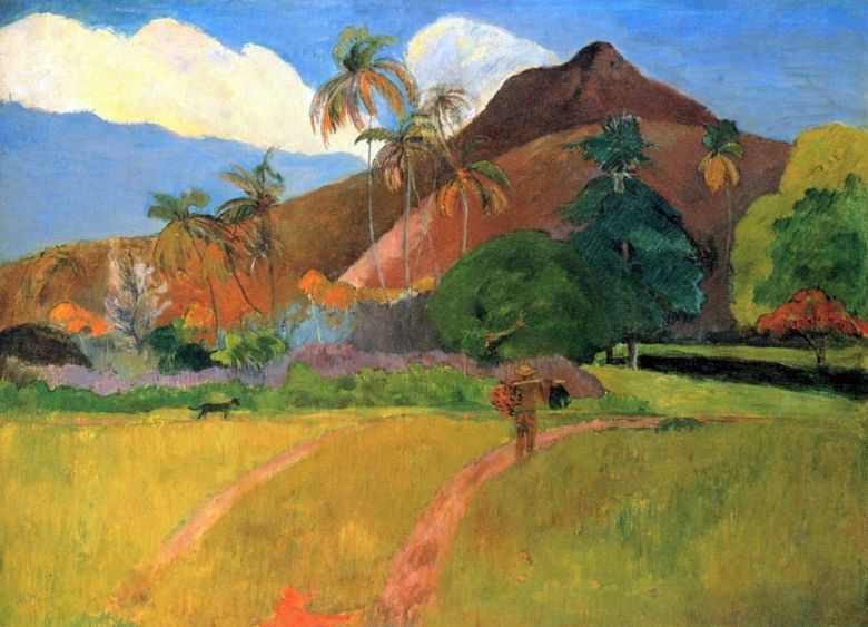 Berg i Tahiti   Paul Gauguin