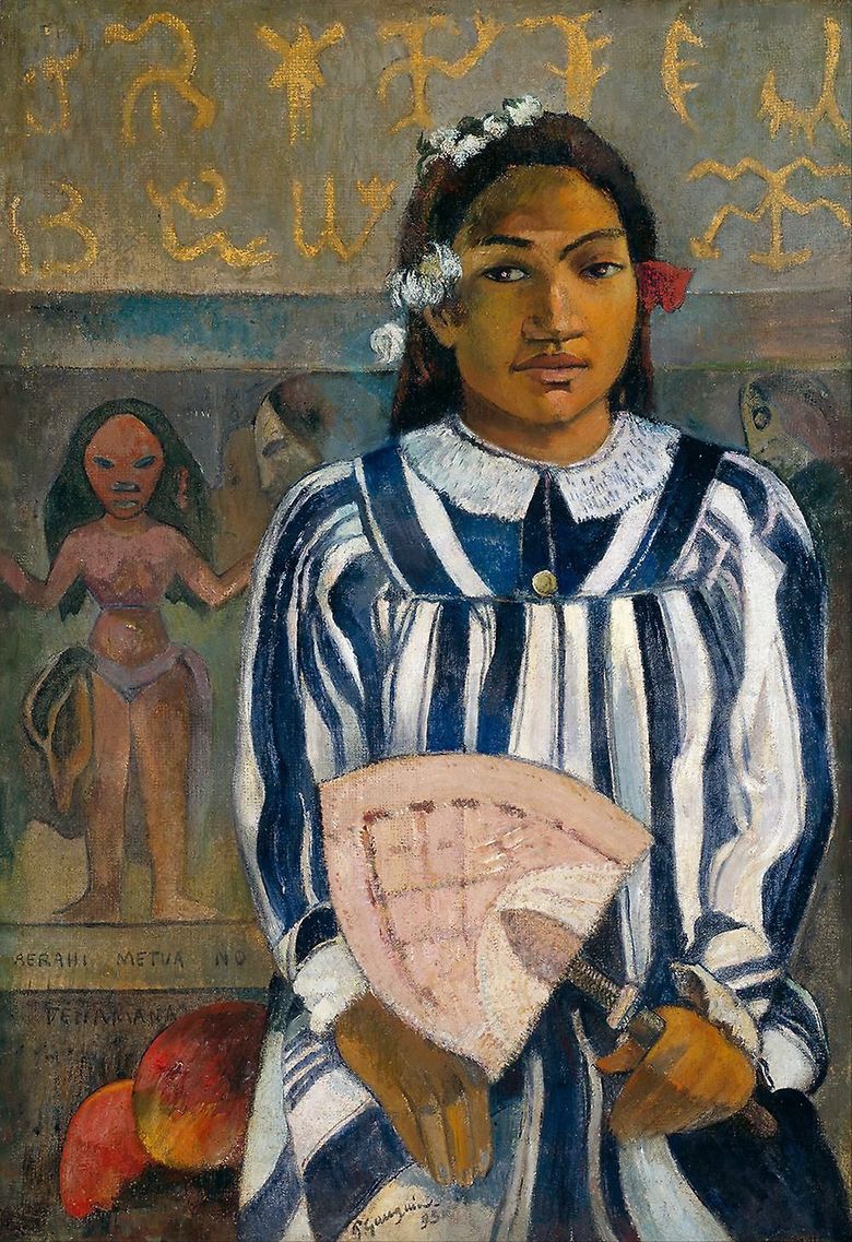 Texhamans har många förfäder (Ancestors of Techamans)   Paul Gauguin