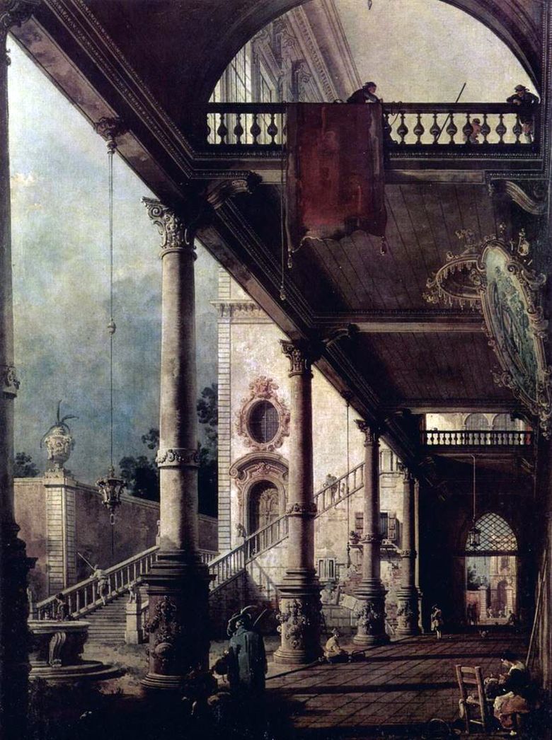 Portico perspektiv   Antonio Canaletto