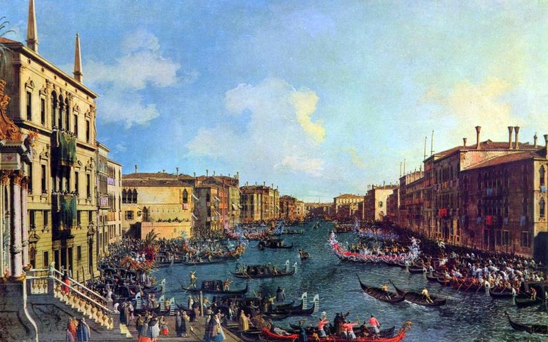 Regatta på Grand Canal   Antonio Canaletto