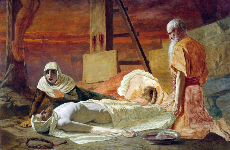Nedstigningen från korset   Vasily Perov