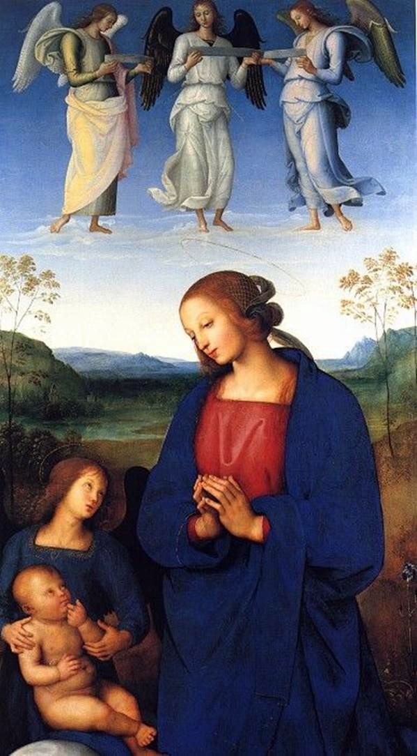 Madonna, Child and Angel   Pietro di Christophero Vanucci Perugino