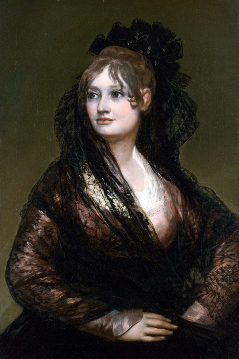 Porträtt av Donna Isabel de Porsel   Francisco de Goya
