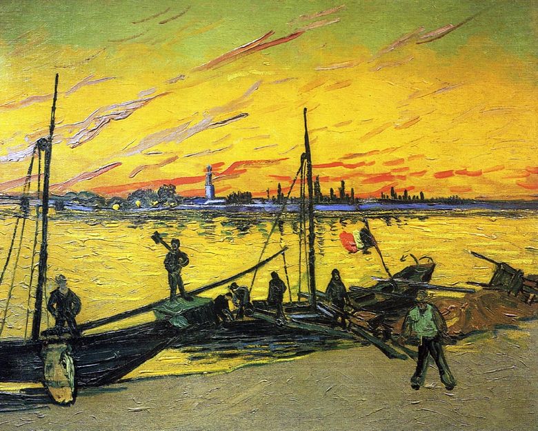 Kolbåtar   Vincent Van Gogh