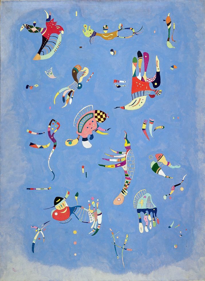 Blå himmel   Wassily Kandinsky