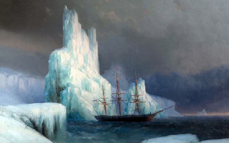 Isberg i Antarktis   Ivan Aivazovsky