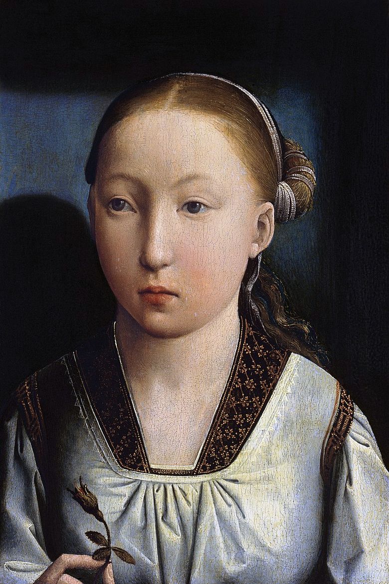 Porträtt av en flicka   Juan de Flandes