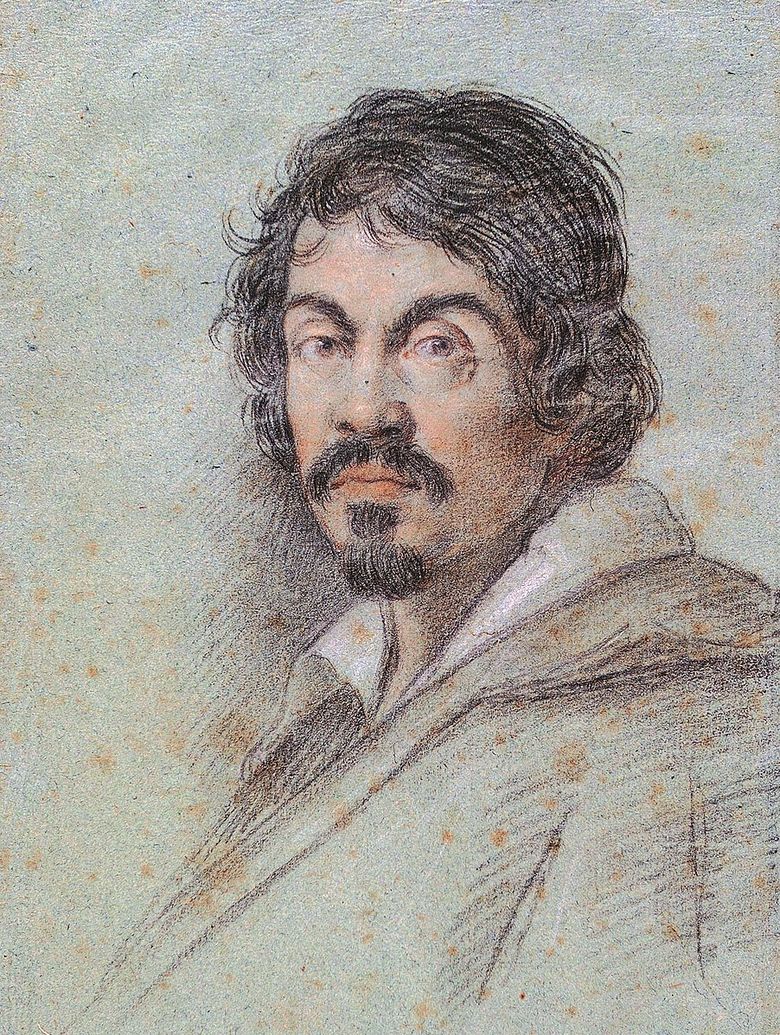 Porträtt av Caravaggio   Ottavio Leoni