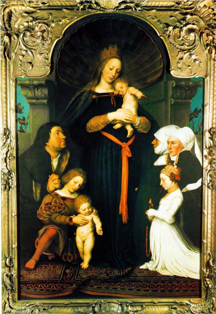 Madonnas borgmästare Meyer   Hans Holbein