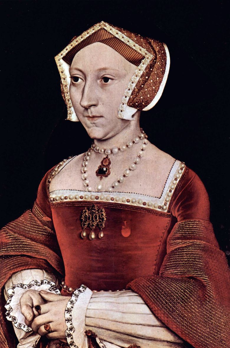 Porträtt av den engelska drottningen Jane Seymour   Hans Holbein