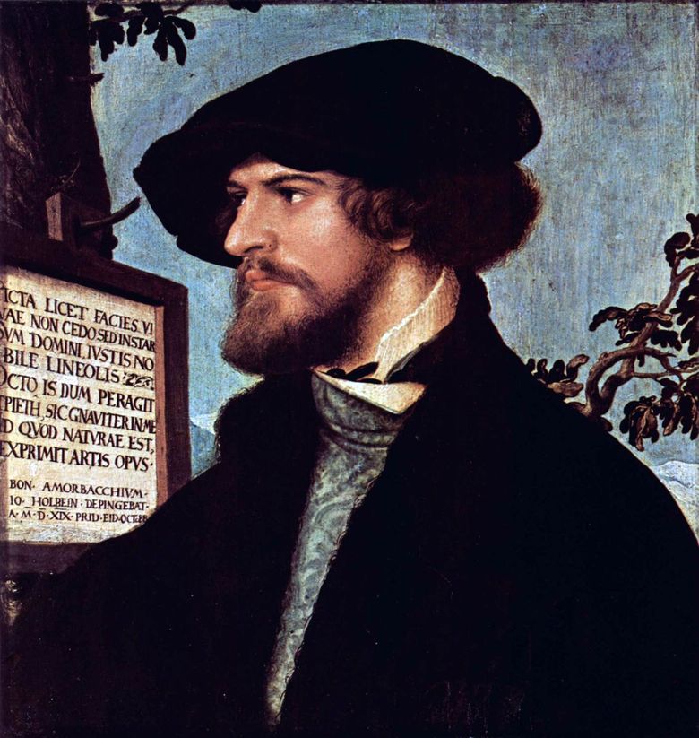 Porträtt av Boniface Amerbach   Hans Holbein
