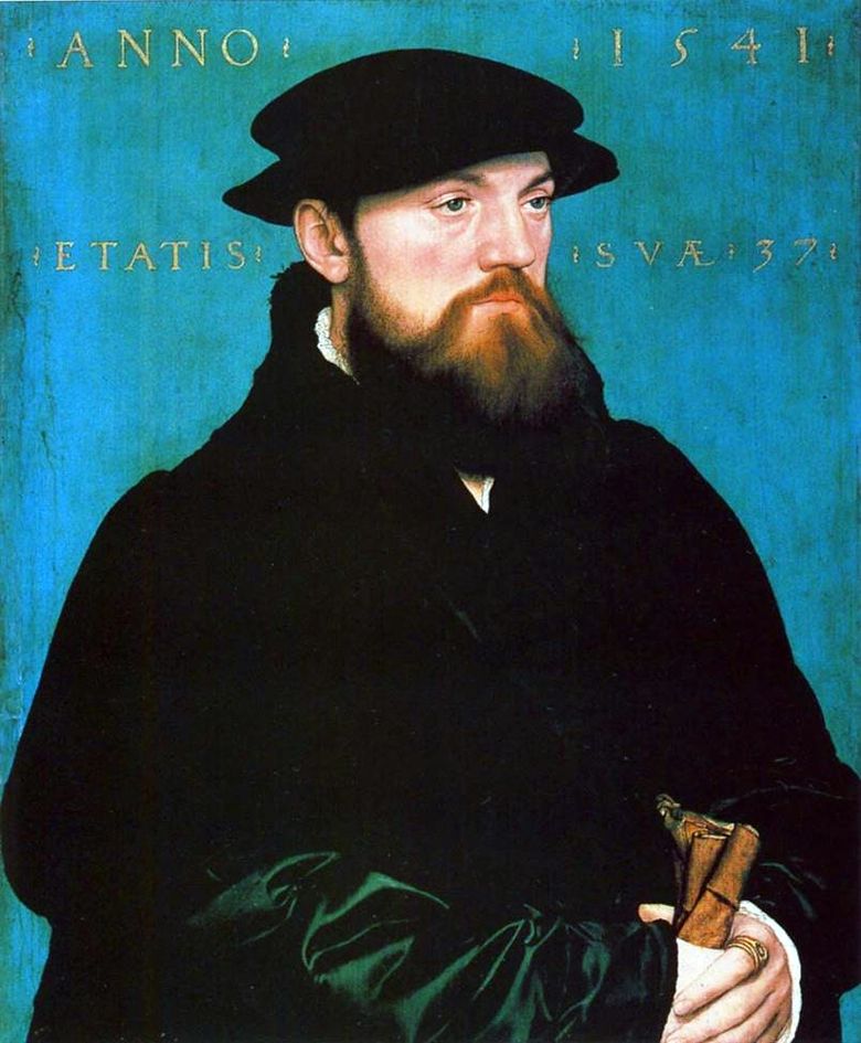 Porträtt av Bos van Stenwijk   Hans Holbein