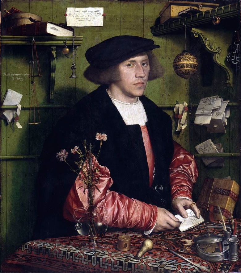 Porträtt av Georg Guissé   Hans Holbein