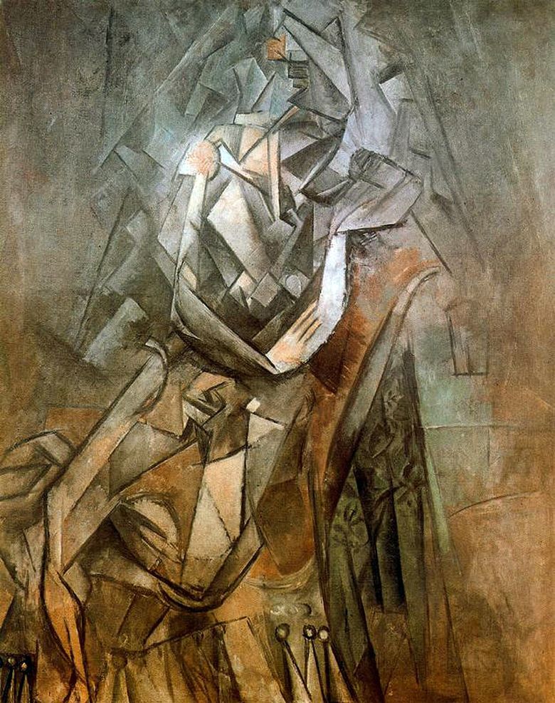 Kvinna som sitter i en stol   Pablo Picasso