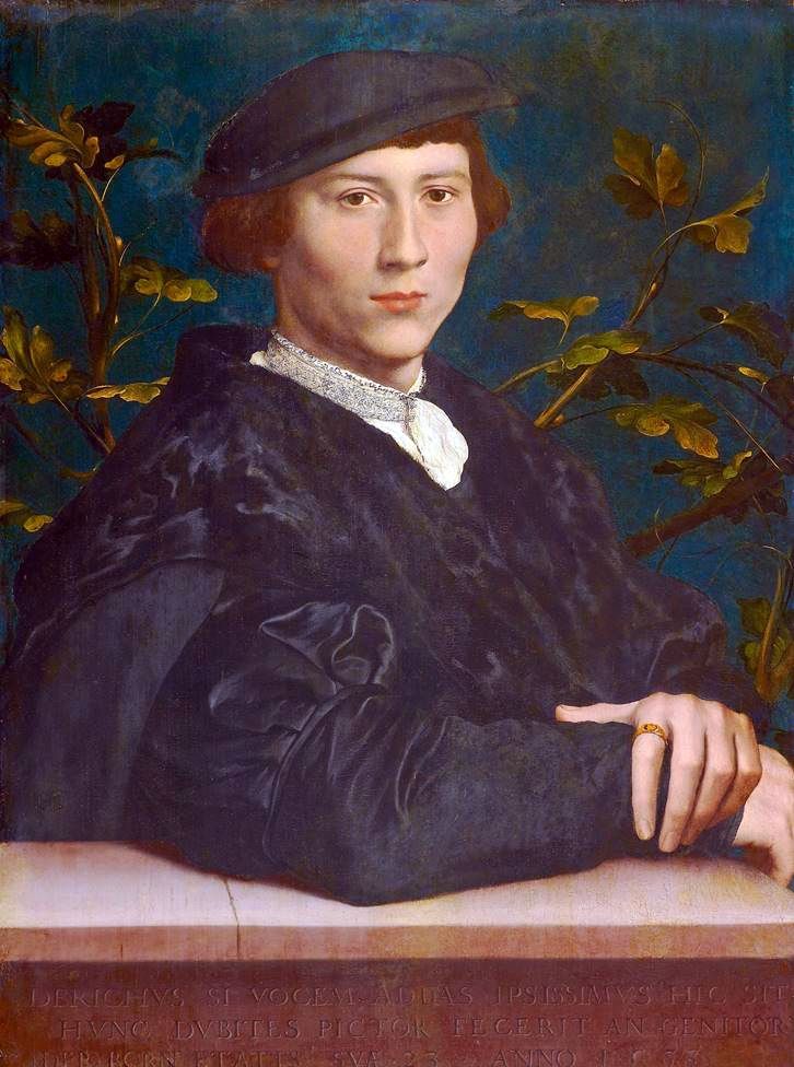 Porträtt av Derik Born   Hans Holbein