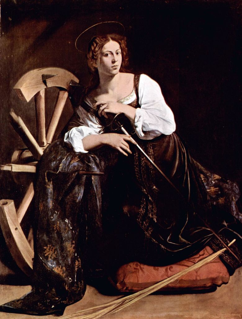 Saint Catherine of Alexandria   Michelangelo Merisi da Caravaggio