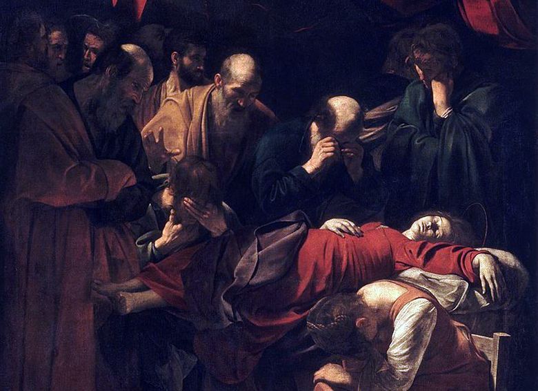 Död av Mary   Michelangelo Merisi da Caravaggio