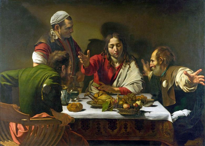 Middag på Emmaus   Michelangelo Merisi da Caravaggio