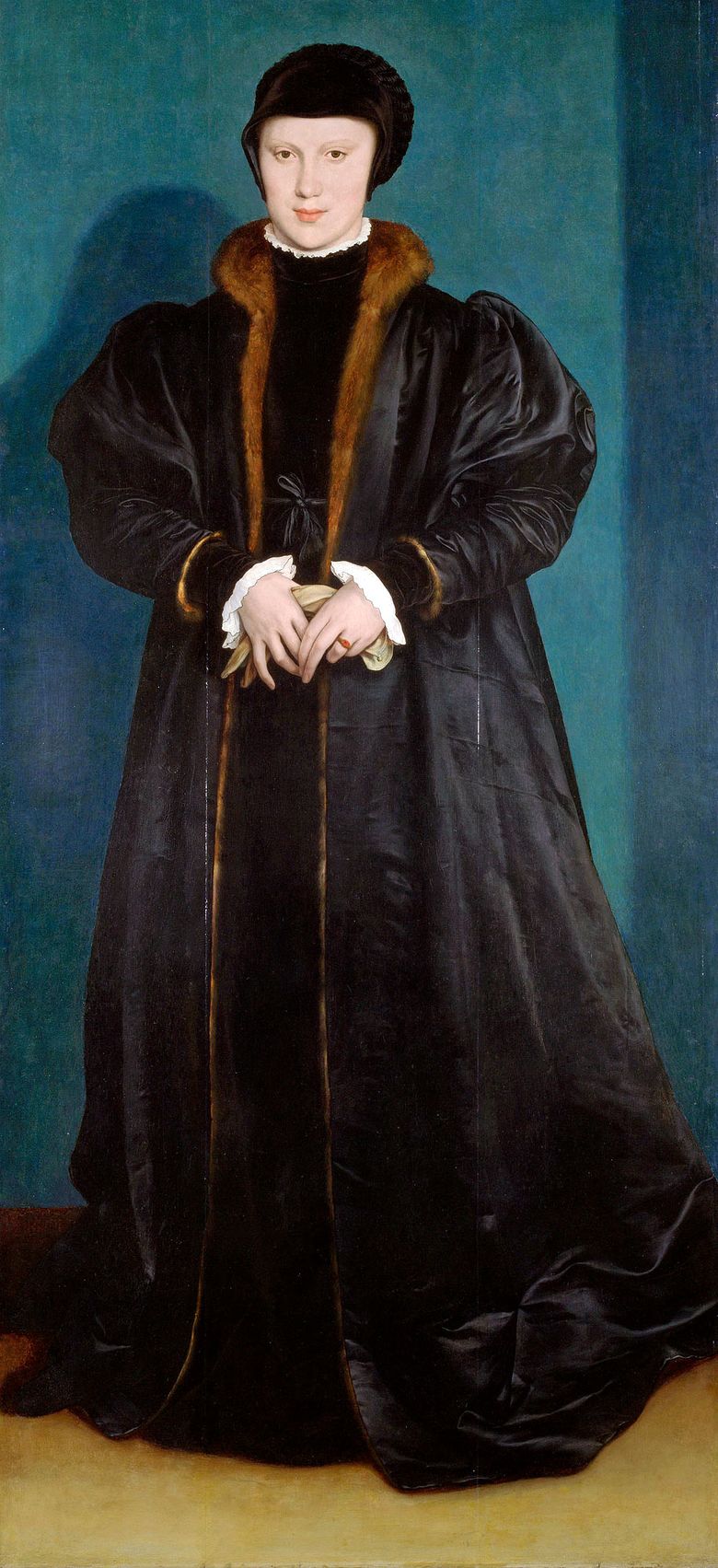 Porträtt av Christina danska   Hans Holbein