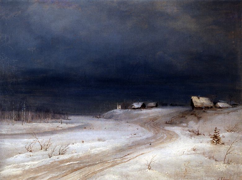 Vinterlandskap   Alexey Savrasov