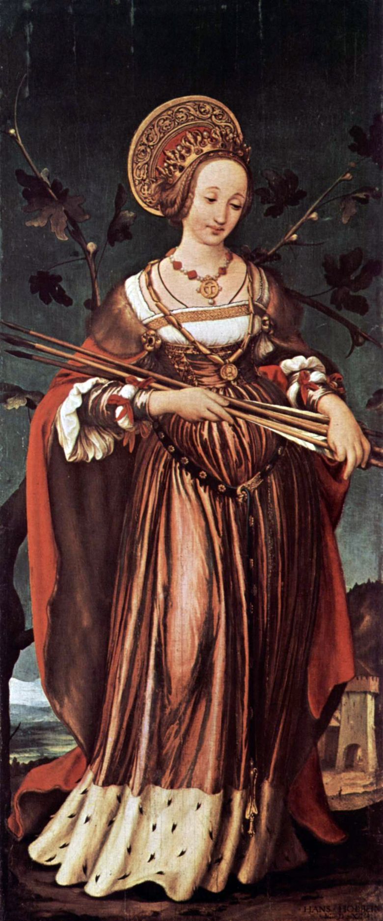 Saint Ursula   Hans Holbein