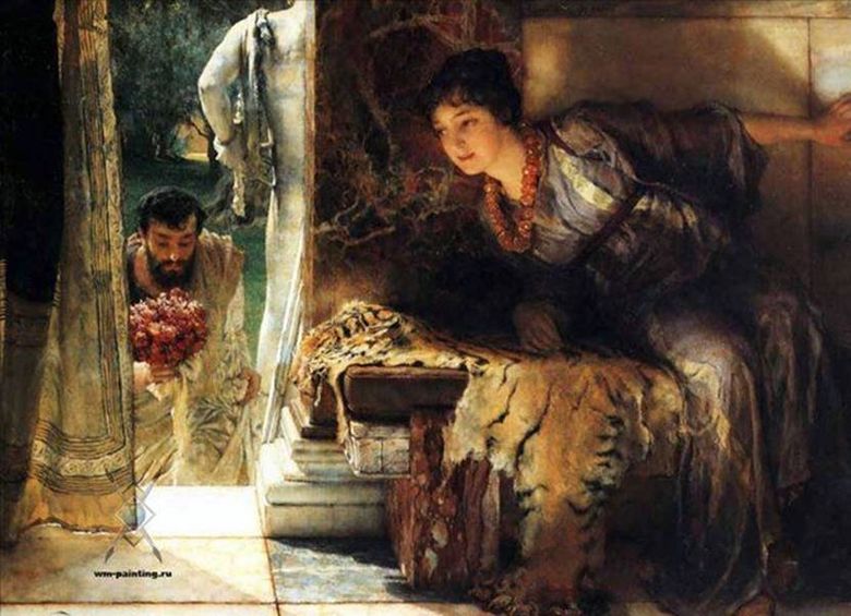 Efterlängtade steg   Lawrence Alma Tadema