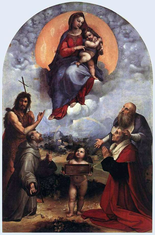 Madonna de Foligno   Rafael Santi