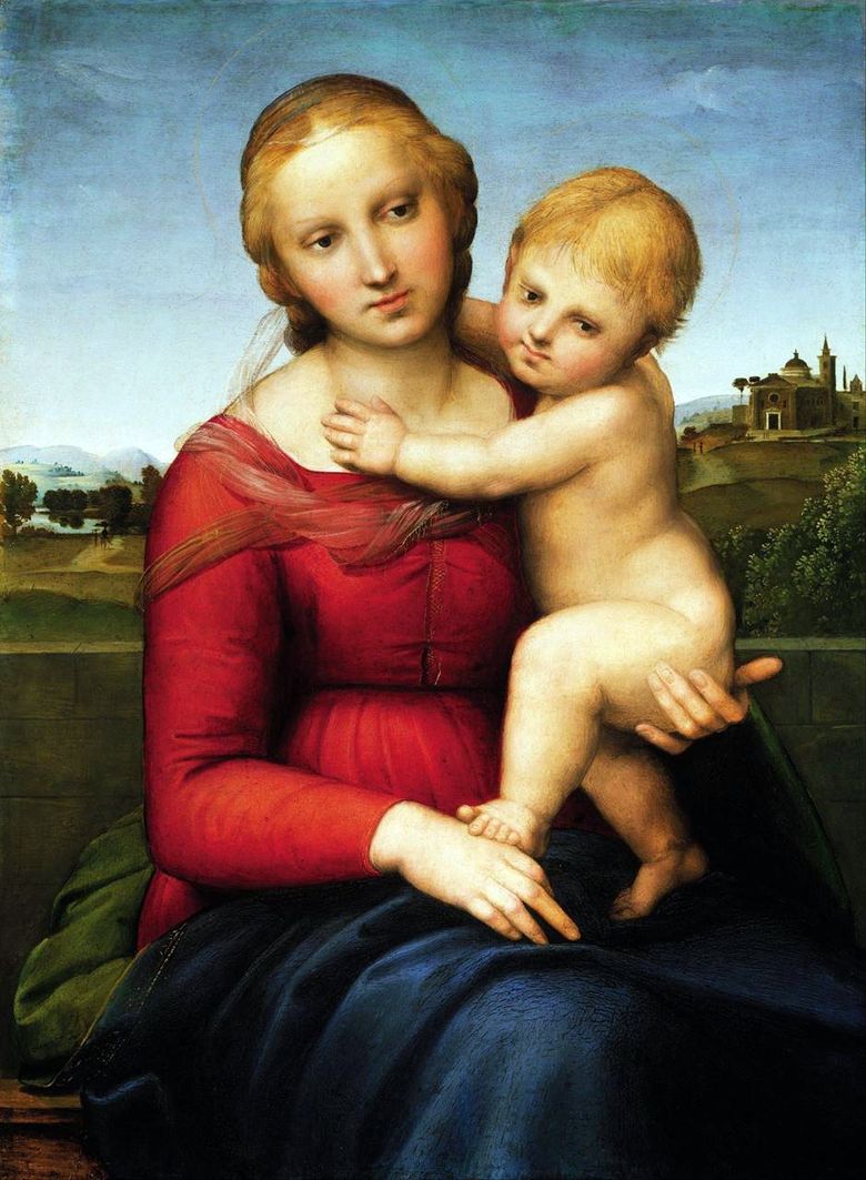 Madonna och barn   Rafael Santi