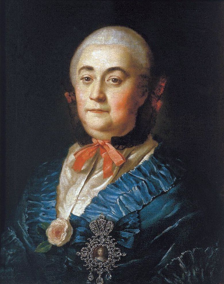 Porträtt av statsdamen Anastasia Izmailova   Alexey Antropov