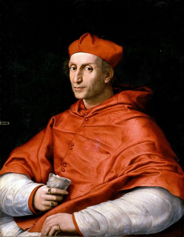 Porträtt av kardinal Bibbiena   Rafael Santi
