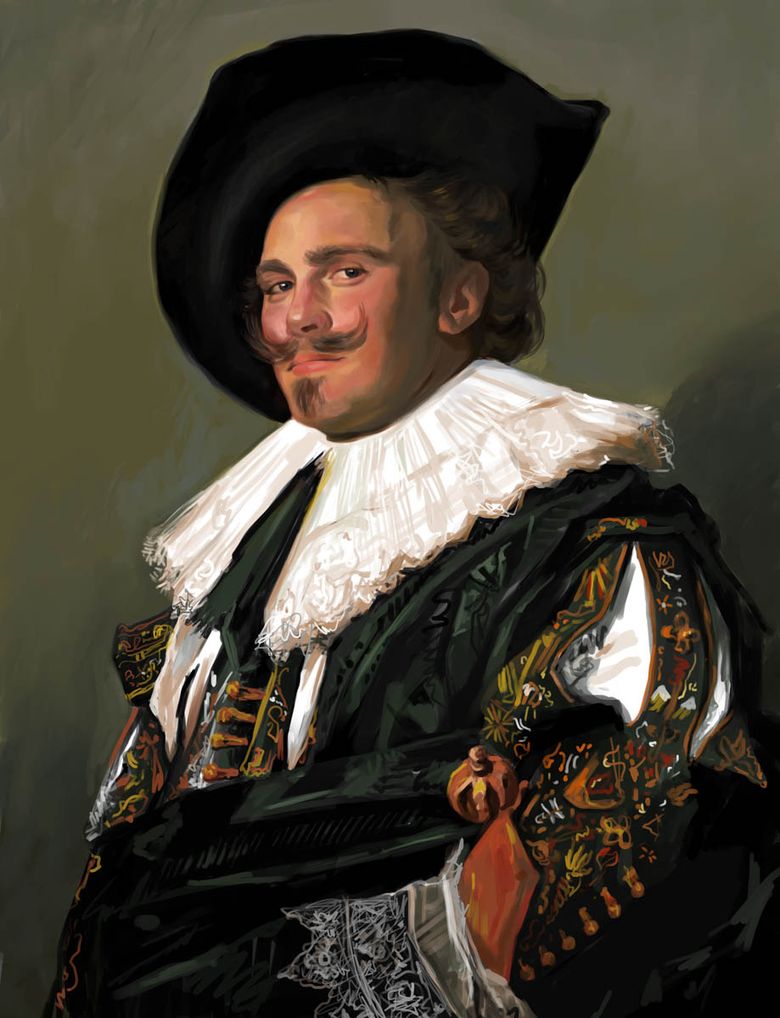 Leende Chevalier   Frans Hals