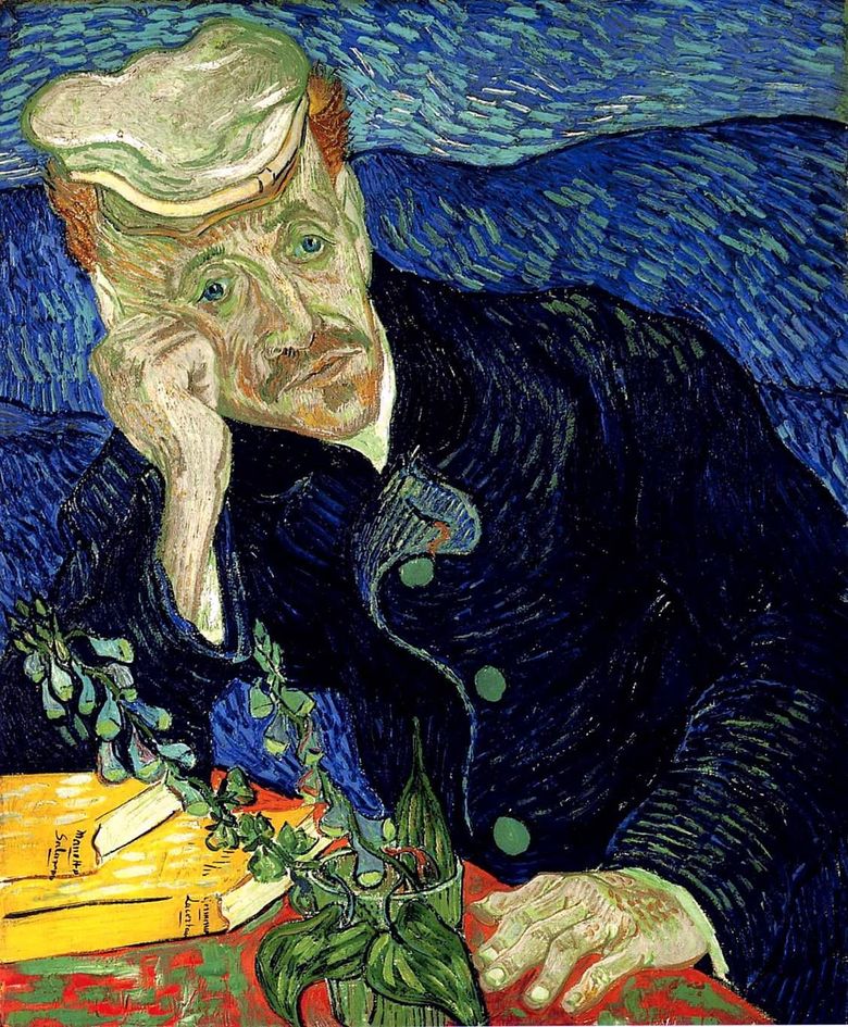 Porträtt av Dr. Gachet II   Vincent Van Gogh
