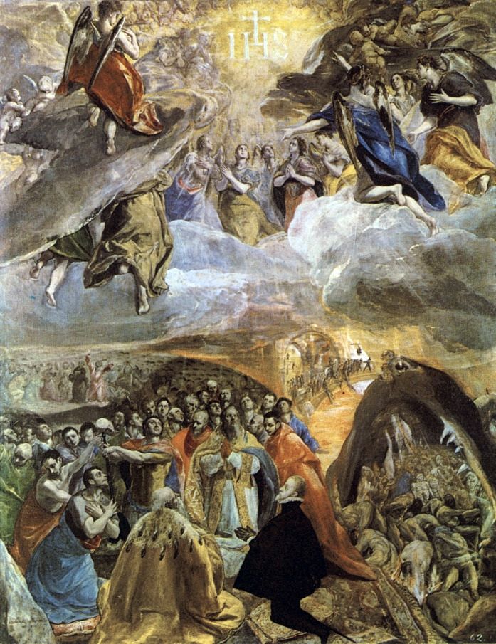 Tillbedjan av Kristi namn   El Greco
