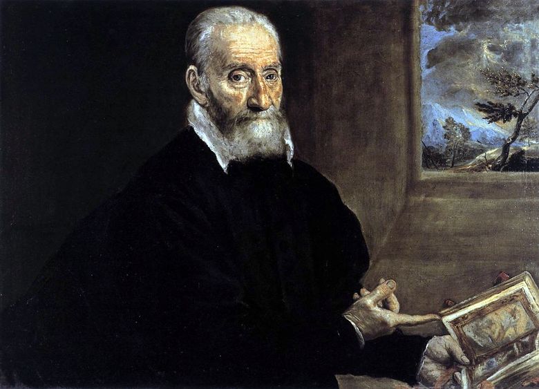 Porträtt av Julio Clovio   El Greco