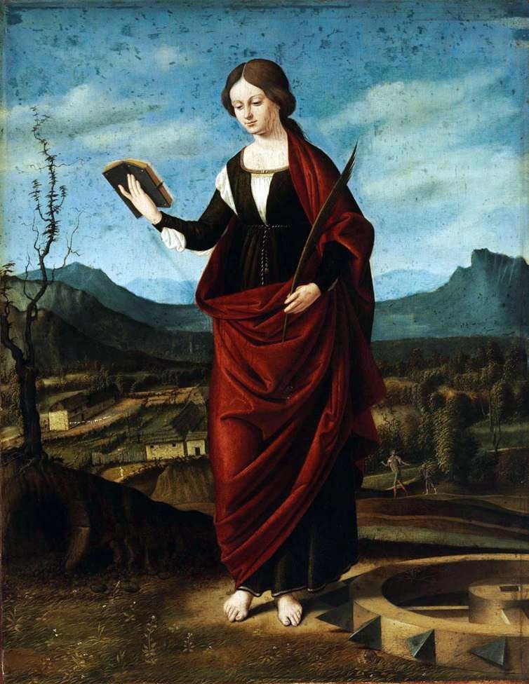 Saint Catherine of Alexandria   Marco Bazaiti