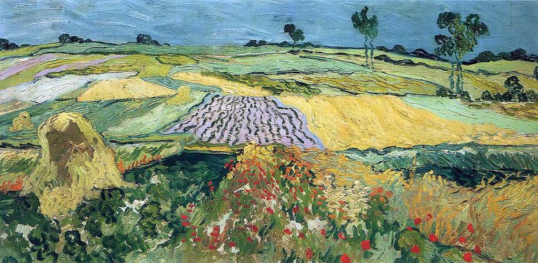 Vetefält, vanligt Over   Vincent Van Gogh